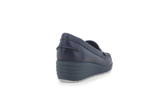 Melluso female Mocassini Pelle 01028Z-243475 Blu