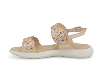 Melluso Donna Sandali Tessuto 018085W-240582 Beige