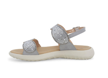Melluso Donna Sandali Tessuto 018085W-240583 Grigio