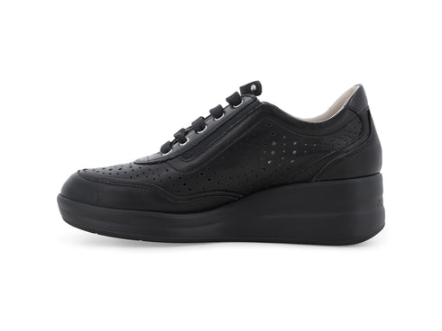 Melluso Sneaker Pelle Nero - Dettaglio laterale R20258Q-257196