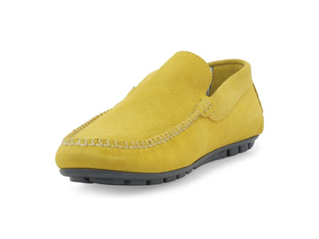 Melluso Mocassino Camoscio Giallo - Dettaglio punta U16017Q-260058