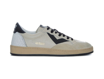 4B12 Play New Scarpe Uomo Made in Italy Tomaia Pelle Beige U40