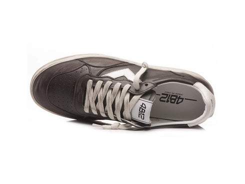 4B12 Men's Sneaker Hyper in Dark Brown Upper Leather