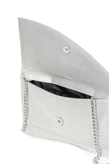 Melluso Donna Pochette Tessuto BJ036Z-245920 Argento