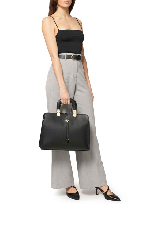 Melluso Donna Borsa Pelle BOR523-241814 Nero