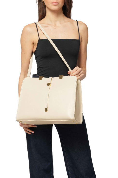 Melluso Donna Borsa Pelle BOR523-250550 Beige