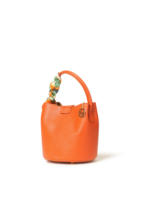 Melluso Donna Borsa Pelle BOR582-250299 Arancione