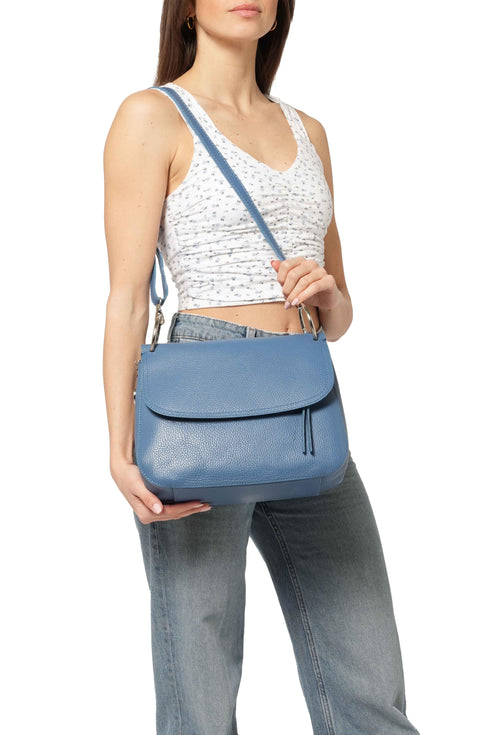 Melluso Donna Borsa Pelle BOR6092-250558 Blu
