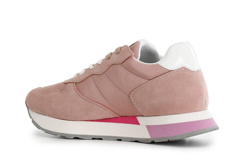 CafèNoir Donna Sneakers in pelle scamosciata e tessuto C1DB6031M001 Cipria