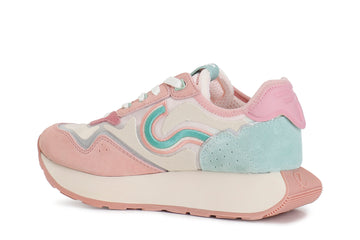 CafèNoir Multicolor Platform Women's Running Sneaker