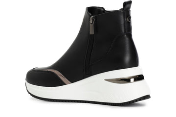 CafèNoir Donna Tronchetto con riporto in nylon C1DN1083N059 Nero/antracite