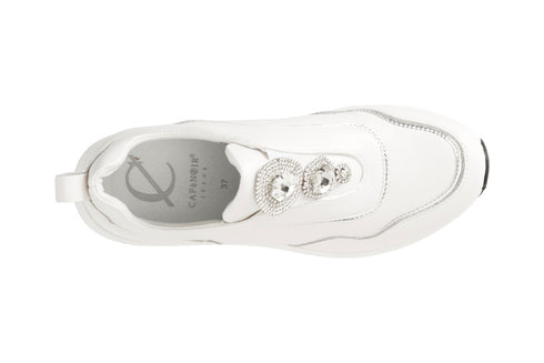 CafèNoir Donna Running slipon con accessorio gioiello C1DN1085W001 Bianco