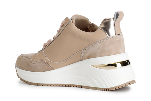 CafèNoir Donna Running allacciata con zip C1DN1184M059 Nocciola