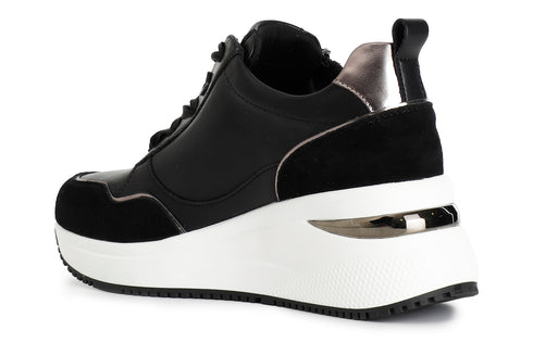 CafèNoir Donna Running allacciata con zip C1DN1184N001 Nero