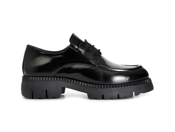 CafèNoir Donna Derby Comfort Design Moderno Tomaia Pelle Nera C1EB1065-N001