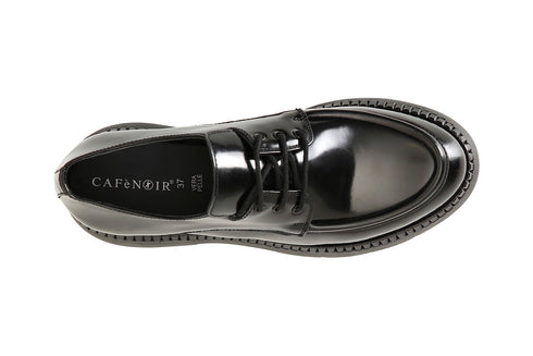 CafèNoir Donna Derby allacciato in pelle abrasivata C1EB1065N001 Nero