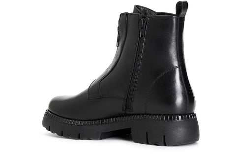 CafèNoir Donna Tronchetto in pelle con cerniera interna e zip ornamentale C1EB1167N001 Nero