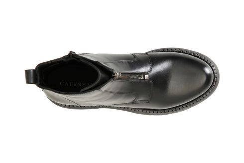 CafèNoir Donna Tronchetto in pelle con cerniera interna e zip ornamentale C1EB1167N001 Nero