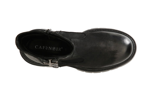 CafèNoir Donna Tronchetto in nabuk maxi zip C1FB7001N001 Nero