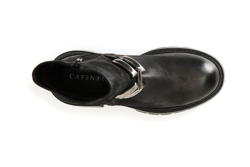 CafèNoir Donna Tronchetto in nabuk con morsetto C1FB7003N001 Nero