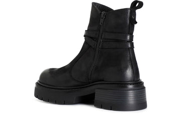 CafèNoir Donna Tronchetto in nabuk con cavigliera C1FB7005N001 Nero