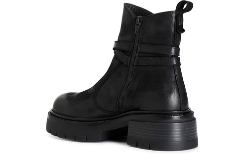 CafèNoir Donna Tronchetto in nabuk con cavigliera C1FB7005N001 Nero