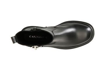 CafèNoir Donna Tronchetto in pelle con maxi cerniera C1HA1011N001 Nero