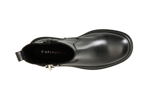 CafèNoir Donna Tronchetto in pelle con maxi cerniera C1HA1011N001 Nero