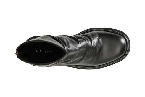 CafèNoir Donna Tronchetto con pieghe in nappa C1HA1013N001 Nero