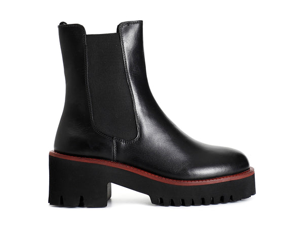 CafèNoir Donna Stivaletti Chelsea Autunno Inverno Tomaia Pelle Nera C1XV1231-N039