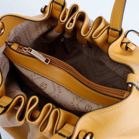 CafèNoir Orange Bucket Bag