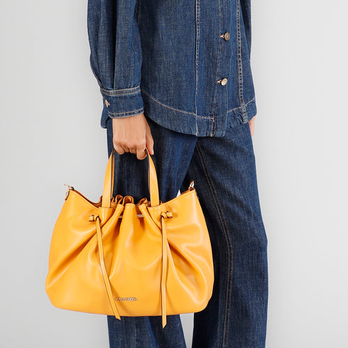 CafèNoir Orange Bucket Bag