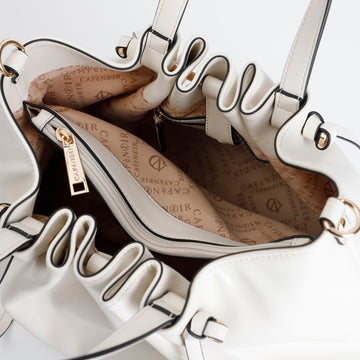 CafèNoir Bucket Bag Upper Cream