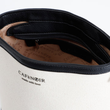 CafèNoir Canvas Bucket Bag