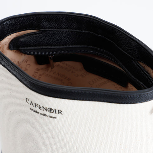 CafèNoir Canvas Bucket Bag