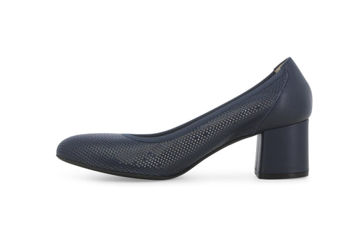 Melluso Décolleté Estivo in Pelle Microforata