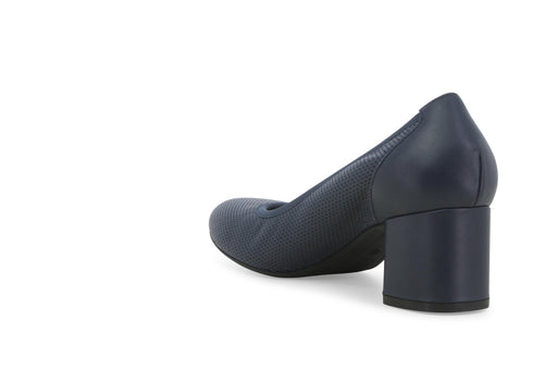 Melluso Décolleté Estivo in Pelle Microforata