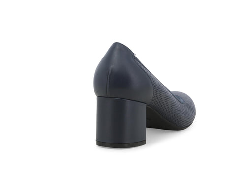 Melluso Décolleté Estivo in Pelle Microforata