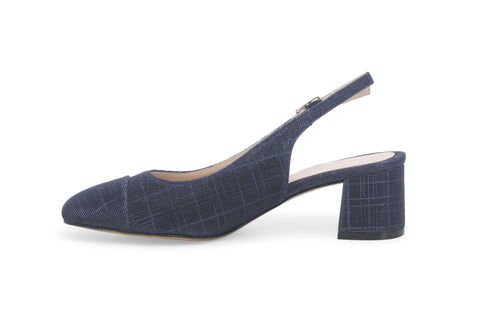 Melluso female Décolleté Tessuto E1301Z-244997 Blu