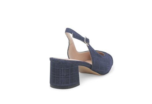 Melluso female Décolleté Tessuto E1301Z-244997 Blu