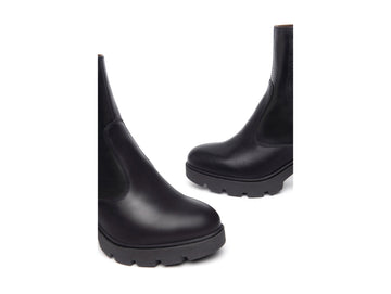 Nero Giardini Winter Ankle Boots Wide Heel Leather Upper