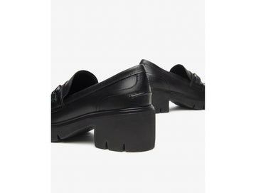 NeroGiardini Donna Mocassini Chunky in Morbida Pelle Nera