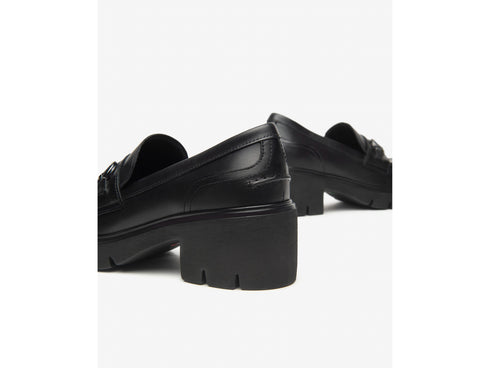 NeroGiardini Donna Mocassini Chunky in Morbida Pelle Nera