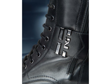 Nero Giardini Winter Combat Boots Women Leather Upper