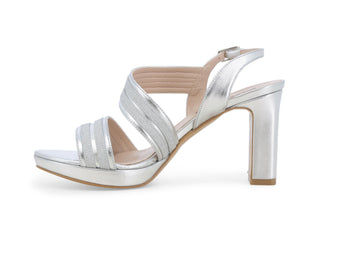 Melluso Donna Sandali Tessuto J648Z-249349 Argento