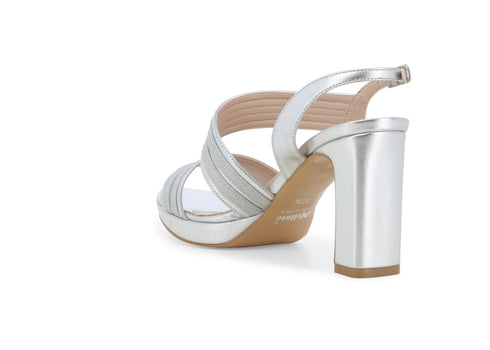 Melluso Donna Sandali Tessuto J648Z-249349 Argento