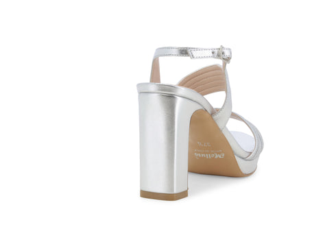 Melluso Donna Sandali Tessuto J648Z-249349 Argento