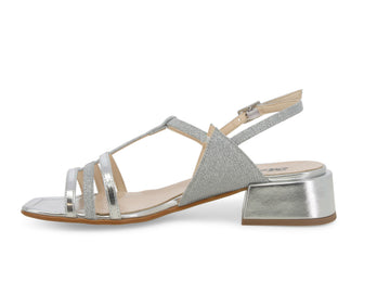 Melluso Donna Sandali Tessuto K35156W-234045 Argento