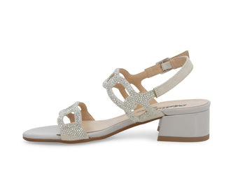 Melluso Donna Sandali Tessuto K35182W-234085 Argento