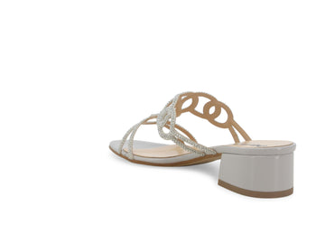 Melluso Donna Ciabatte Tessuto K35183W-234087 Argento